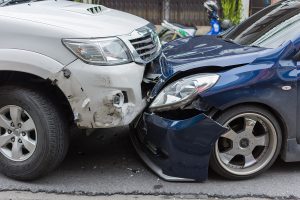 Car Crash From Car Accident On The Road