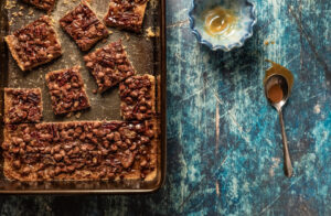 Pecan pie bar